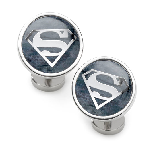 Superman Navy Gemstone Cufflinks