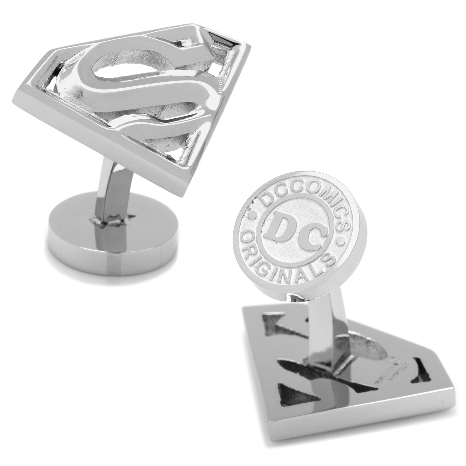  Cufflinks Stainless Steel Superman Cufflinks - Default Title - Bonton