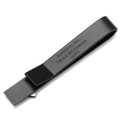 Black Superman Tie Bar