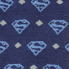 Superman Diamond Navy Socks