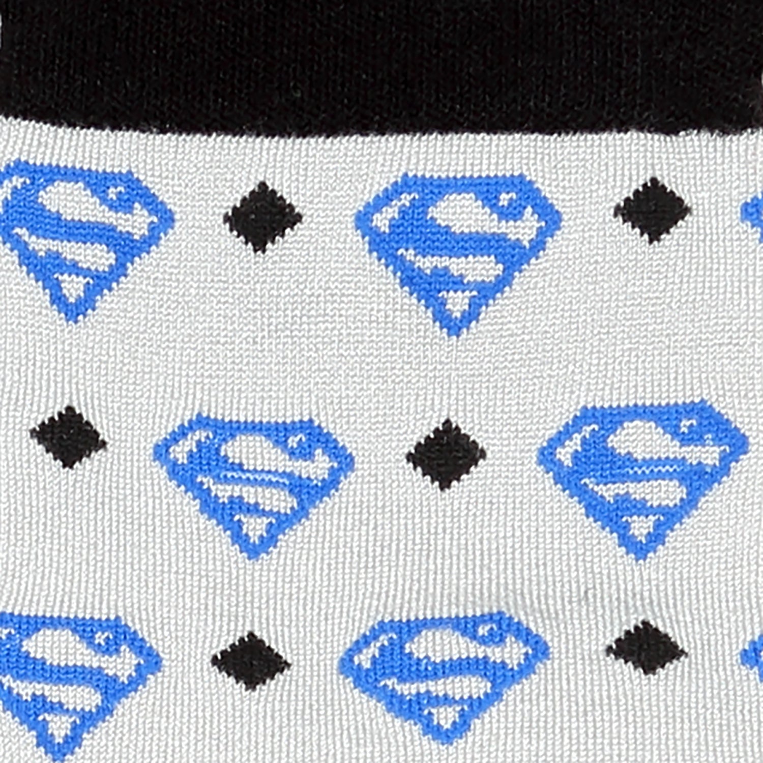  Cufflinks Superman Diamond Gray Socks - Default Title - Bonton