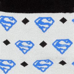 Superman Diamond Gray Socks