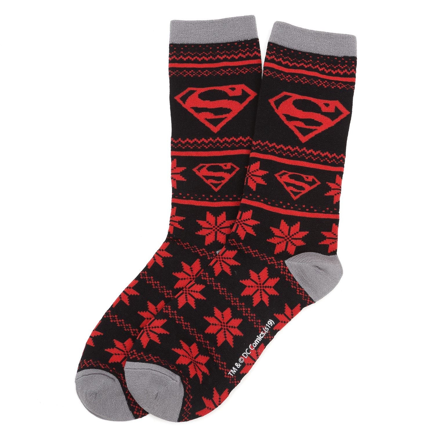  Cufflinks Superman Fair Isle Socks - Default Title - Bonton