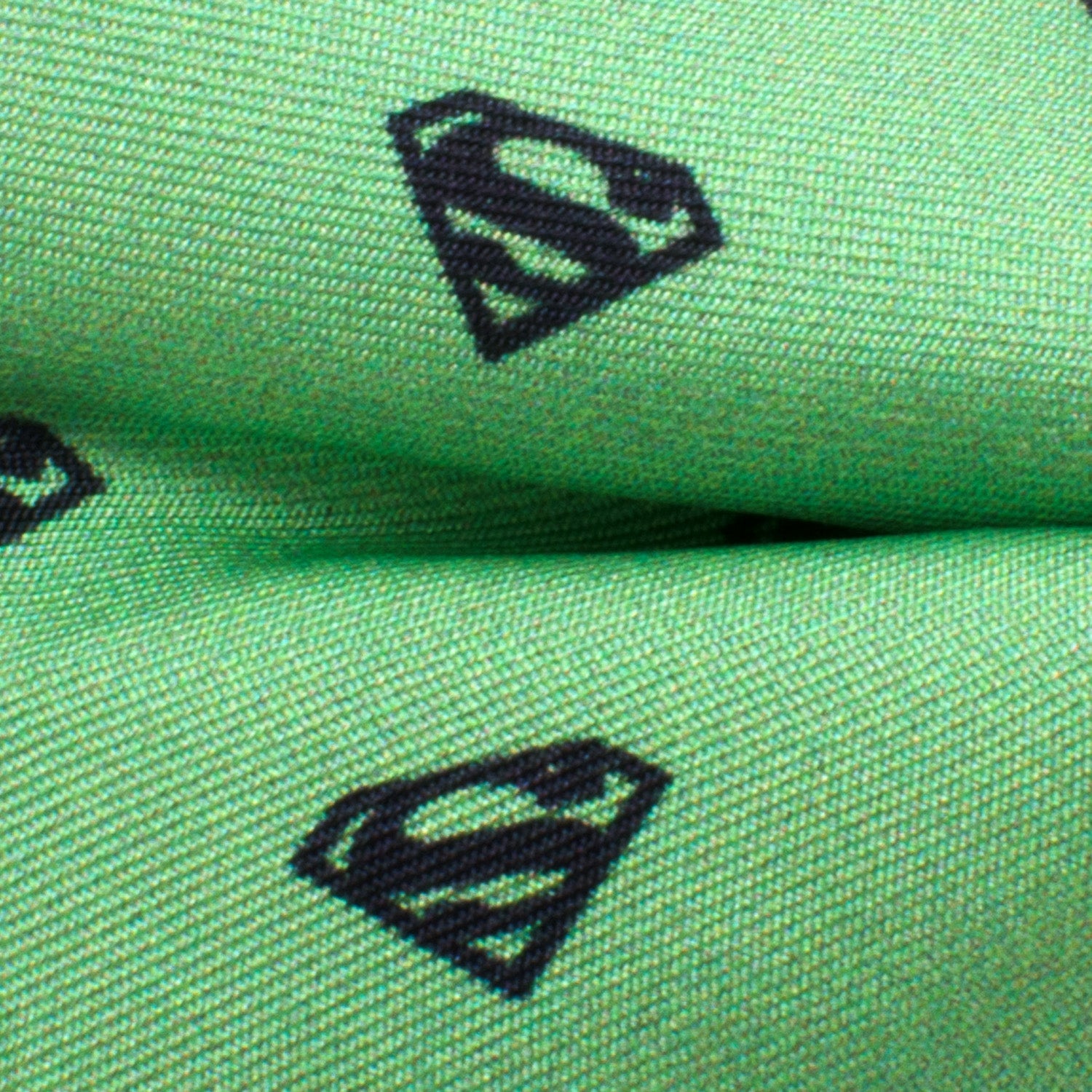  Cufflinks Superman Green Boys' Silk Bow Tie - Default Title - Bonton