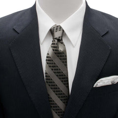 Batman Black Pinstripe Tie