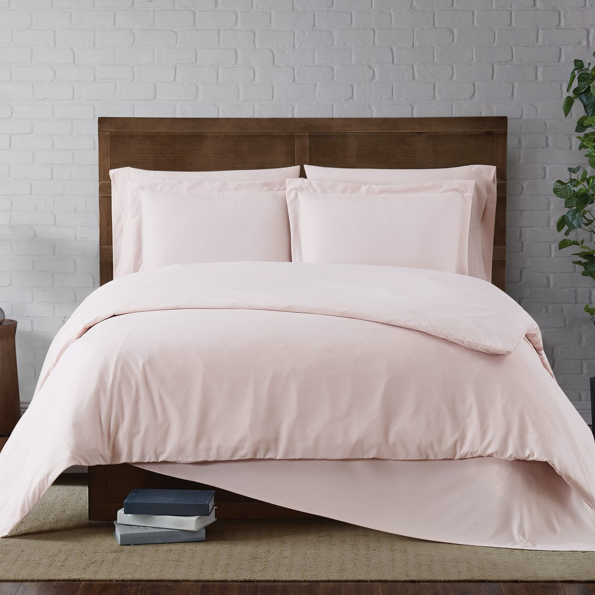  Truly Soft Everyday Duvet Set Blush - Blush - Bonton