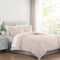 Solid 310 Thread Count Cotton Duvet Set Blush