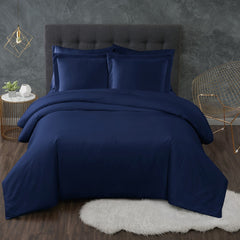 Antimicrobial Duvet Set Navy