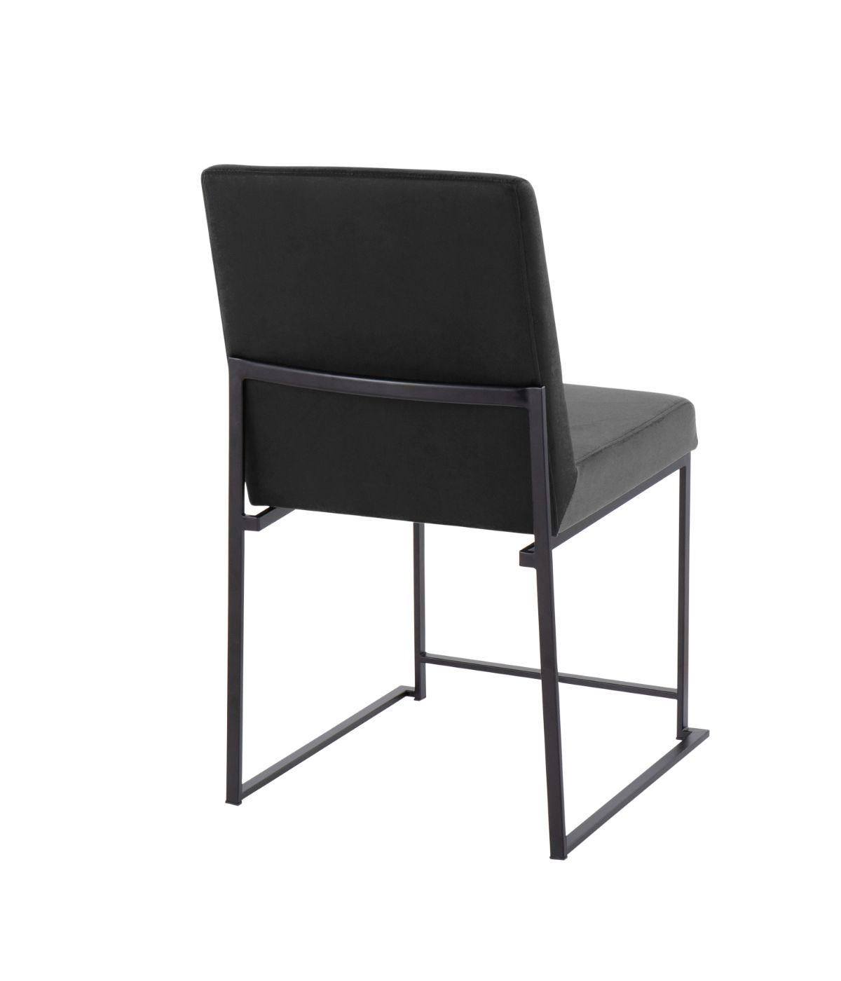  LumiSource High Back Fuji Dining Chair - Set of 2 Black - Black - Bonton