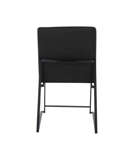 High Back Fuji Dining Chair - Set of 2 Black