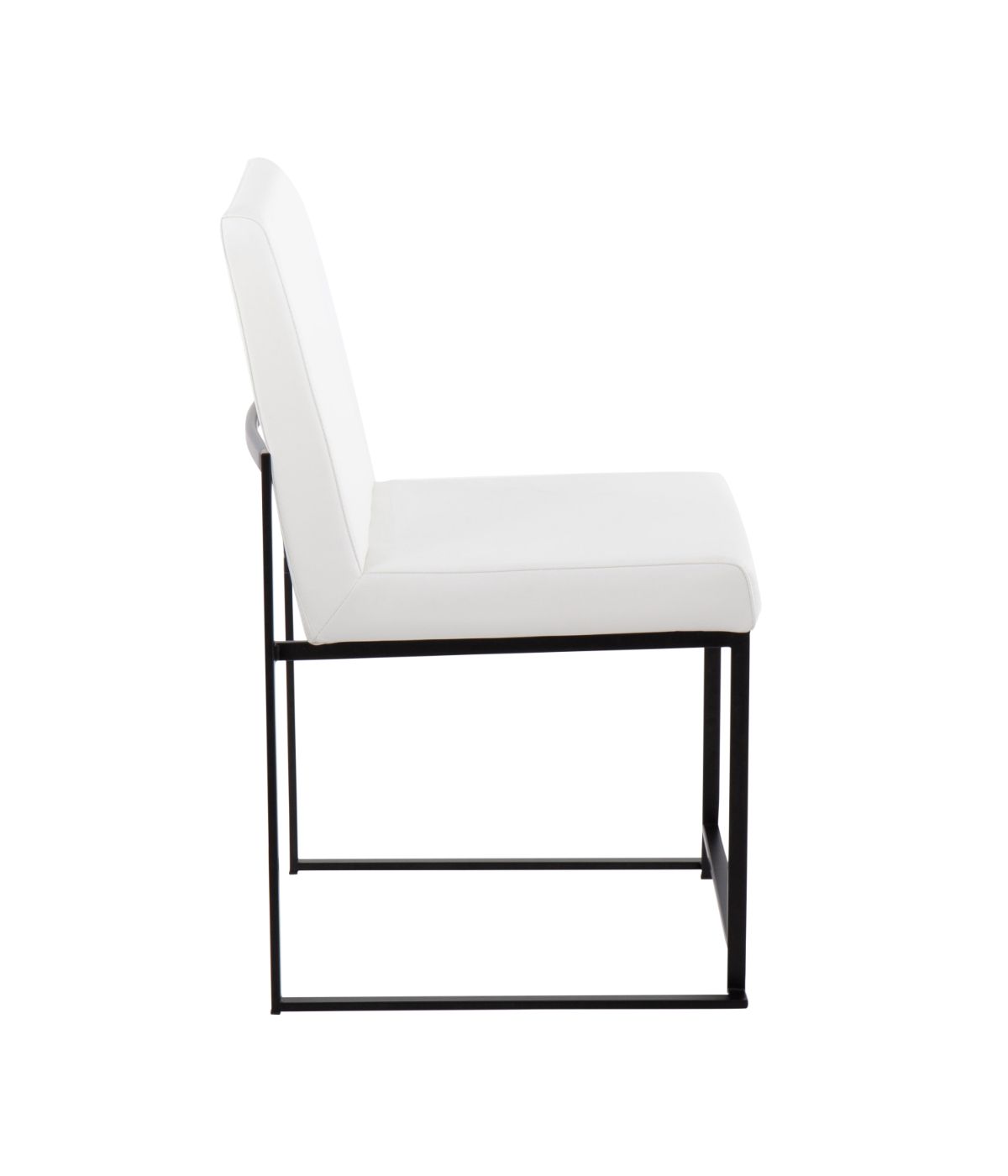  LumiSource High Back Fuji Dining Chair - Set of 2 Black & White - Black & White - Bonton