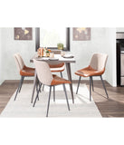 Outlaw Two-Tone Chair - Set of 2 Black & Brown