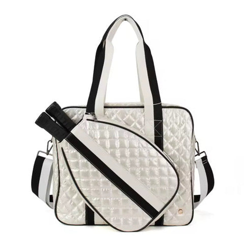 Judy Quilted Pickleball Tote Competitive Black