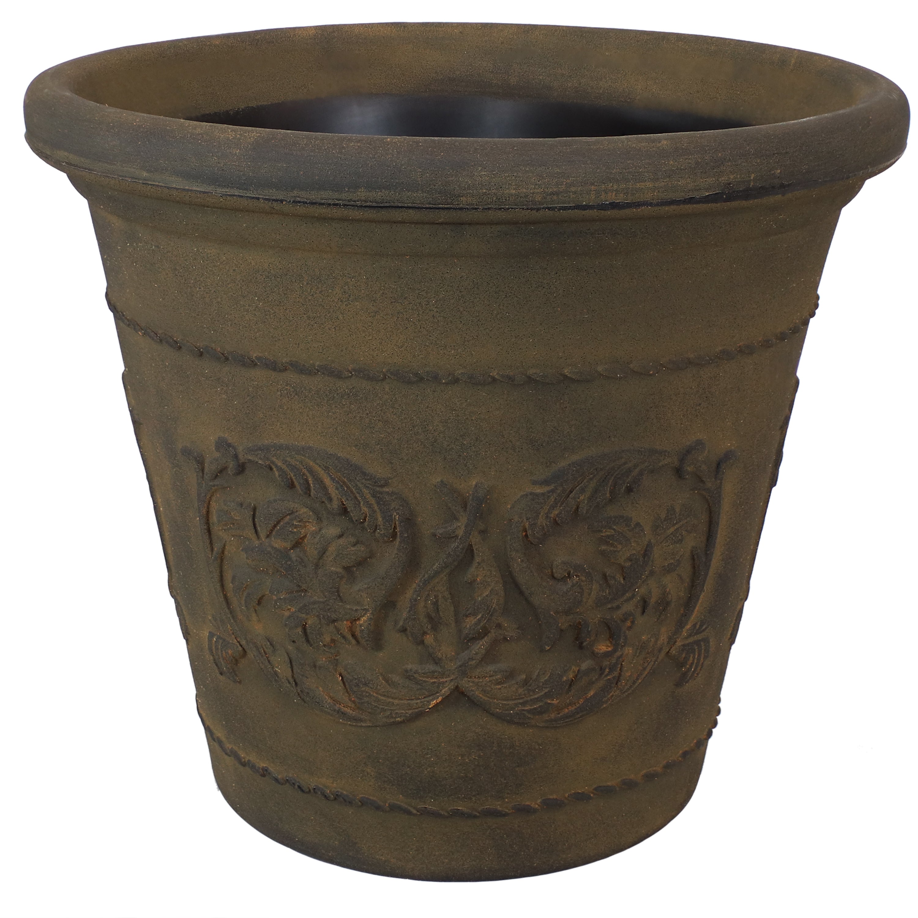  Sunnydaze Decor Arabella Extra-Durable Double-Walled Fade-Resistant Flower Pot Planter - 20