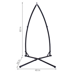 Durable Metal X-Stand Only for Hanging Hammock Chair - 250 lb Weight Capacity