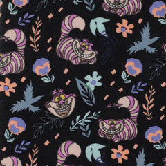 Alice in Wonderland Cheshire Cat Black Men's Tie