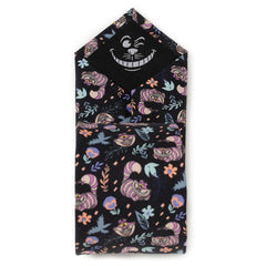 Alice in Wonderland Cheshire Cat Black Men's Tie