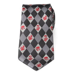 Alice in Wonderland Gray Men's Tie