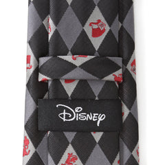 Alice in Wonderland Gray Men's Tie