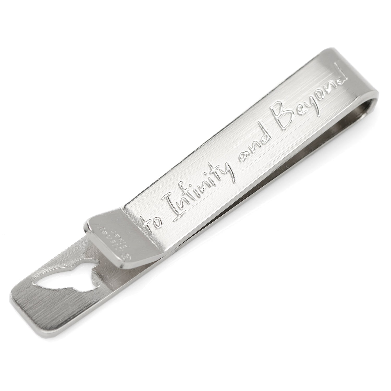  Cufflinks Buzz Lightyear Cutout Hidden Message Silver Tie Bar - Default Title - Bonton