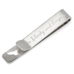 Buzz Lightyear Cutout Hidden Message Silver Tie Bar