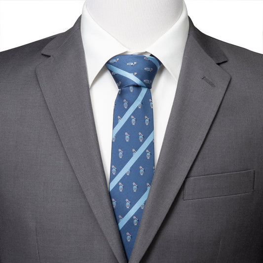 Donald Duck Stripe Blue Men's Tie