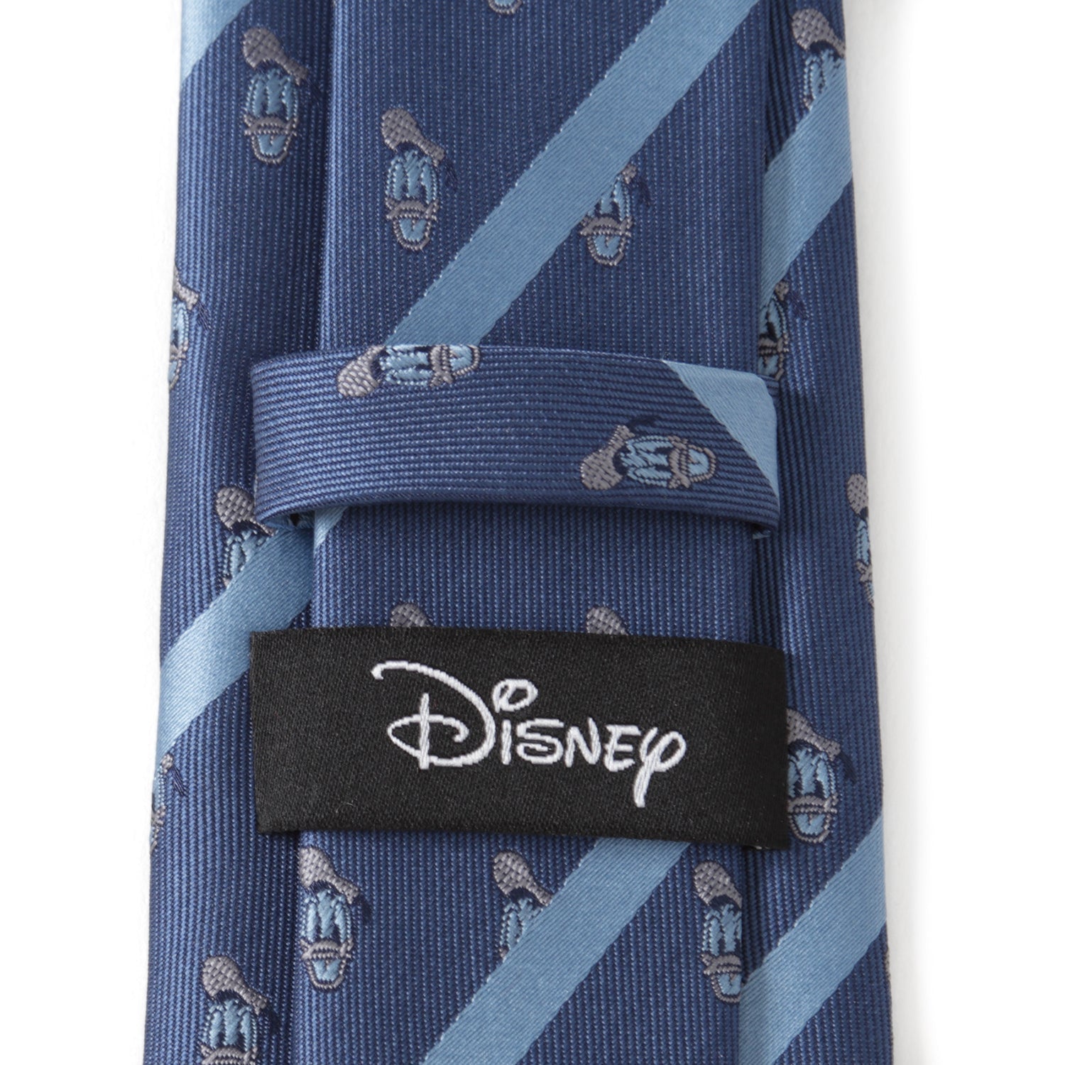  Cufflinks Donald Duck Stripe Blue Men's Tie - Default Title - Bonton