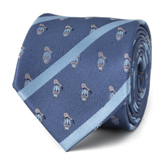 Donald Duck Stripe Blue Men's Tie