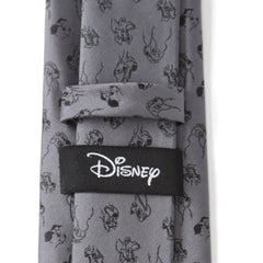 Dog Print Gray Men's Tie