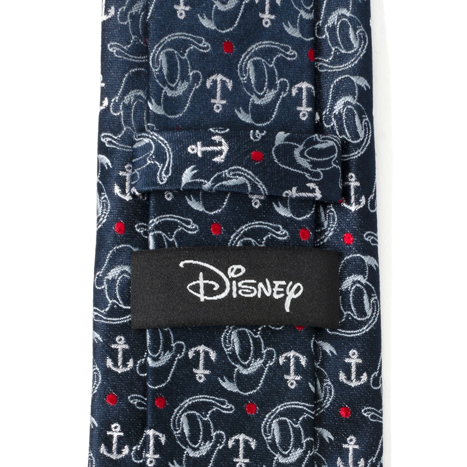  Cufflinks Donald Duck Anchor Navy Blue Men's Tie - Default Title - Bonton