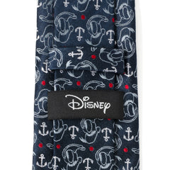 Donald Duck Anchor Navy Blue Men's Tie