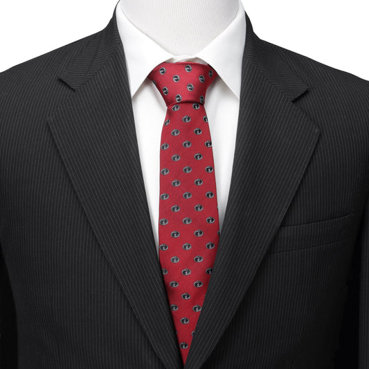 The Incredibles Logo Red Men's Tie