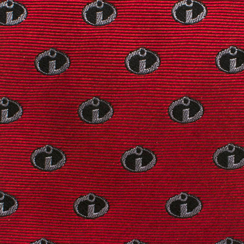 The Incredibles Logo Red Men's Tie