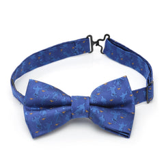 Genie Scattered Blue Big Boy's Bow Tie