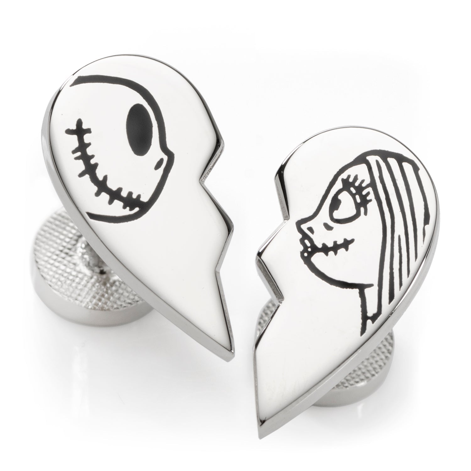  Cufflinks Jack & Sally Simply Meant to Be Cufflinks - Default Title - Bonton