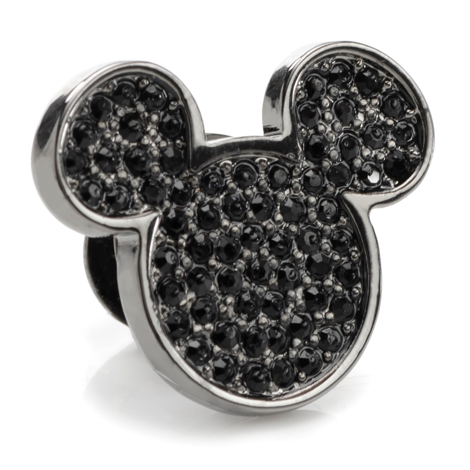  Cufflinks Black Pave Crystal Mickey Mouse Lapel Pin - Default Title - Bonton