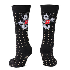 Mickey Dot Sock and Mickey Blue Lapel Pin Gift Set