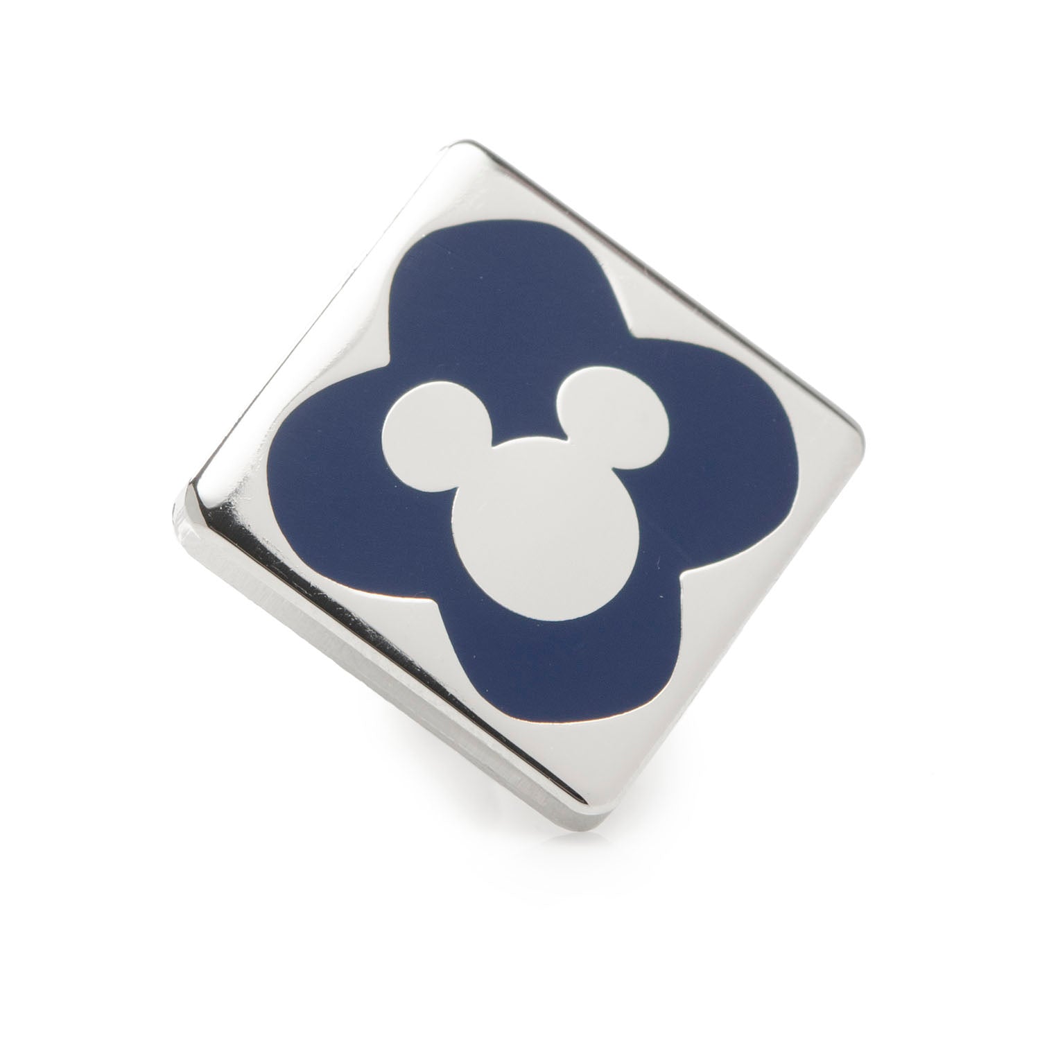  Cufflinks Mickey Dot Sock and Mickey Blue Lapel Pin Gift Set - Default Title - Bonton