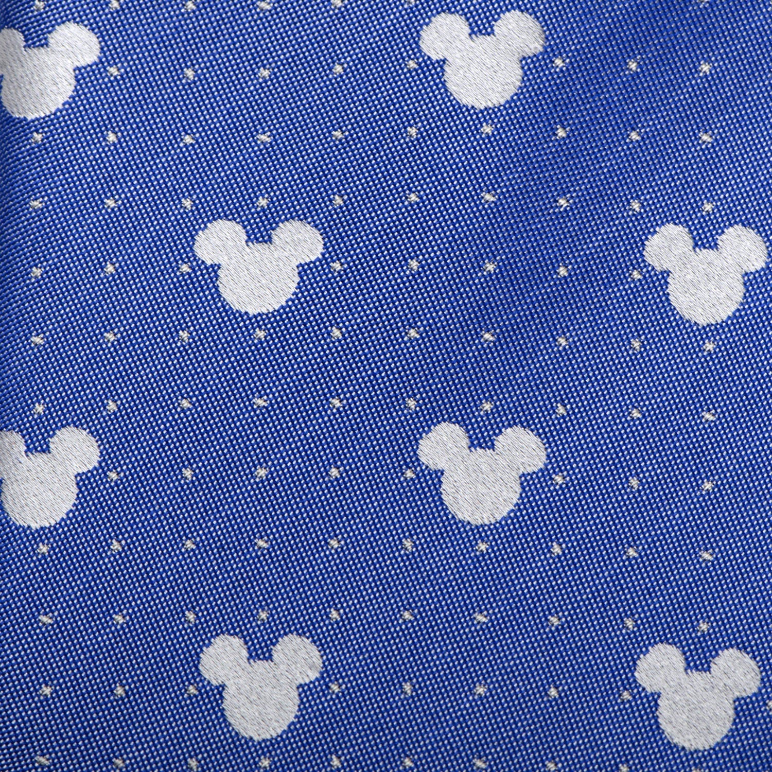  Cufflinks Mickey Mouse Blue Pin Dot Men's Tie - Default Title - Bonton