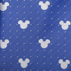 Mickey Mouse Blue Pin Dot Men's Tie