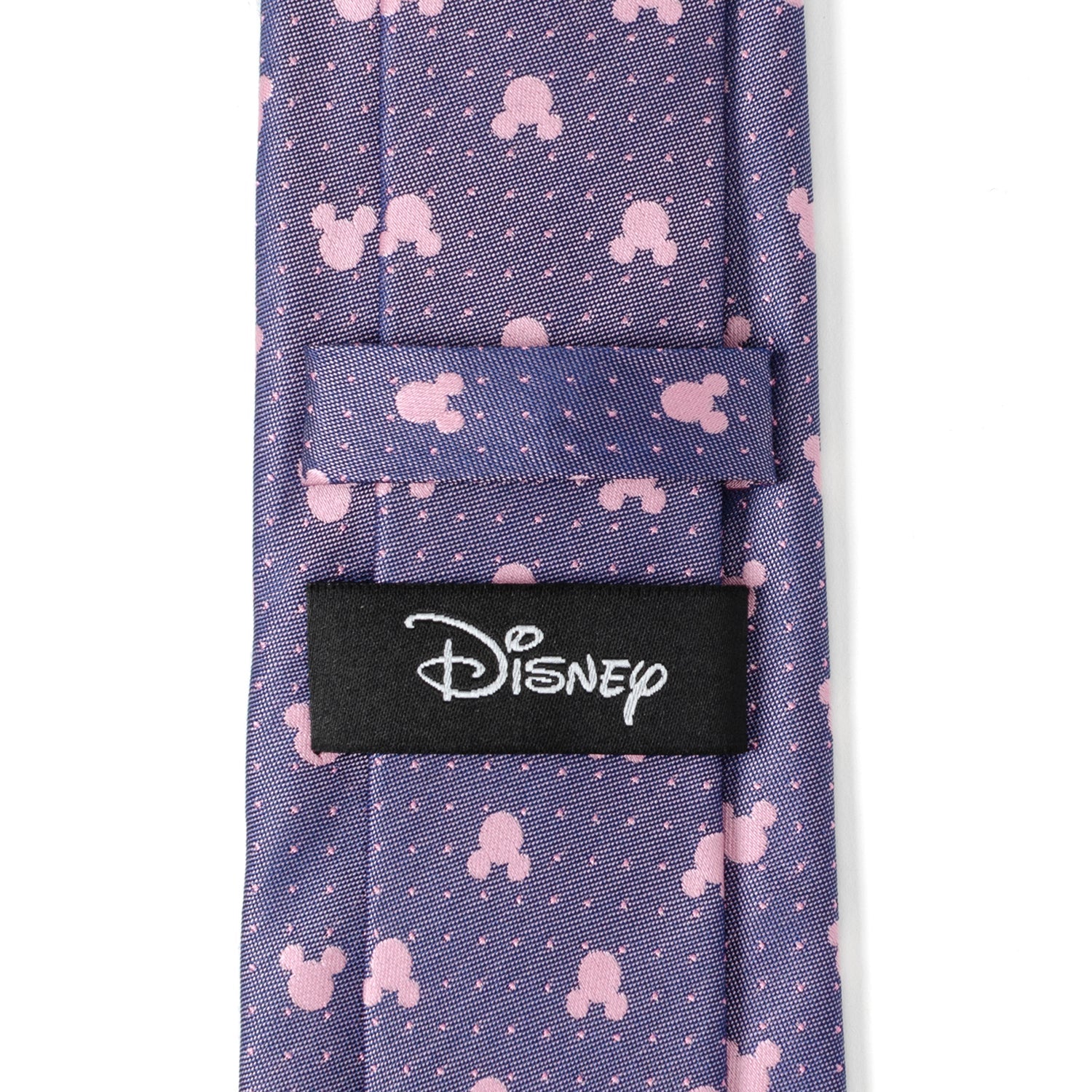  Cufflinks Mickey Silhouette Purple Pink Dot Tie - Default Title - Bonton