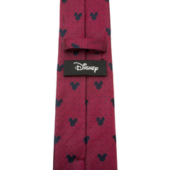 Mickey Mouse Red Pin Dot Men's Tie