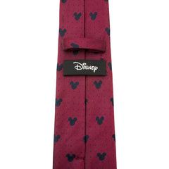 Mickey Mouse Red Pin Dot Men's Tie