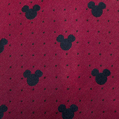 Mickey Mouse Red Pin Dot Men's Tie