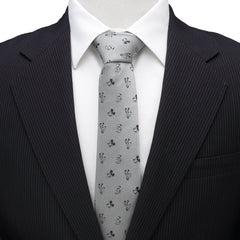 Mickey and Friends Gray Men's Tie