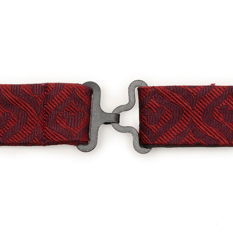 Mickey Mouse Holiday Maroon Bow Tie