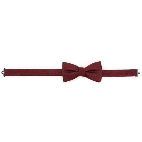 Mickey Mouse Holiday Maroon Bow Tie