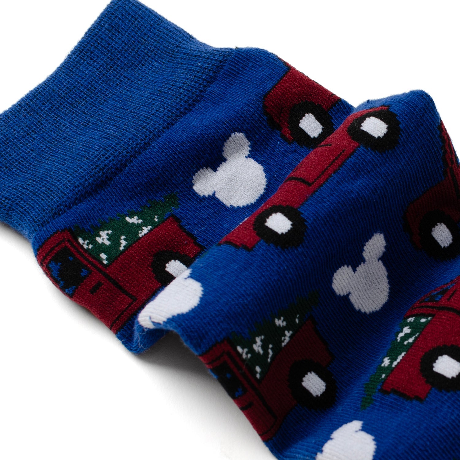  Cufflinks Mickey Holiday Truck Navy Sock and Mickey Blue Lapel Pin Gift Set - Default Title - Bonton