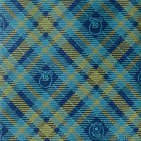 Monsters Inc Plaid Blue Green Tie