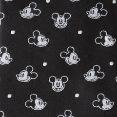 Mickey Dot Black Men's Tie